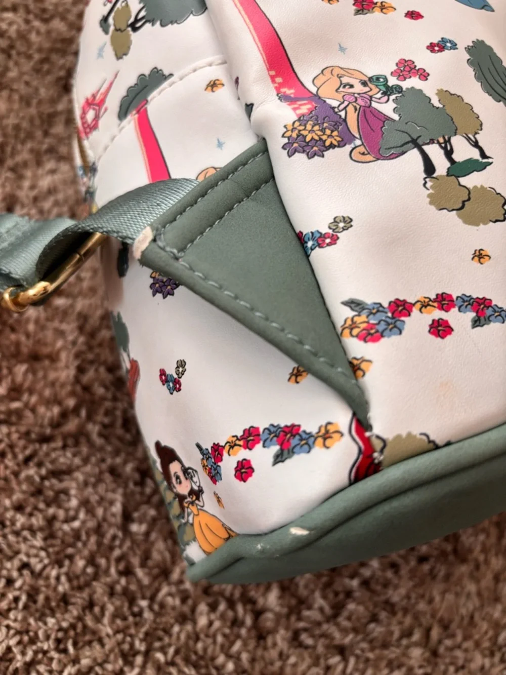 Disney x Loungefly Princess Mini Backpack ā Fairytale Forest Print - Picture 8 of 12